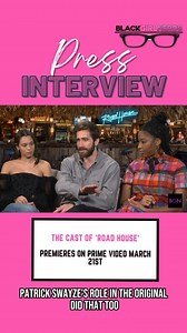 BGN interviews the cast of Road House from the 2024 SXSW Film & TV Festival. Featured in the interviews are: Jake Gyllenhaal, Jessica Williams, Daniela Melchior, Conor McGregor, Lukas Gage and JD Pardo. ✨✨✨ #SXSW24 #roadhouse #blackgirlnerds #interview #reels | Black Girl Nerds