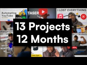 I Coded 13 Projects in 12 Months. NEVER Doing It Again