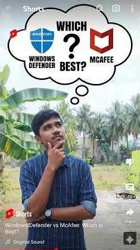 Windows Defender vs McAfee: Which is BEST? 🛡️#pctech #pctips #pcbuild #tamiltech #windows11 #linux