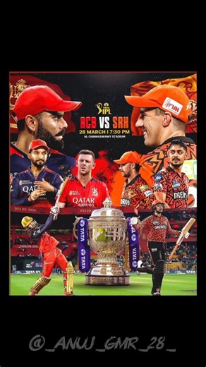 RCB VS SRH IPL FIRST MATCH 2026 #trending #cricket#rcb#srh#cricketlover #ipl #ipl2026 #iplchampions