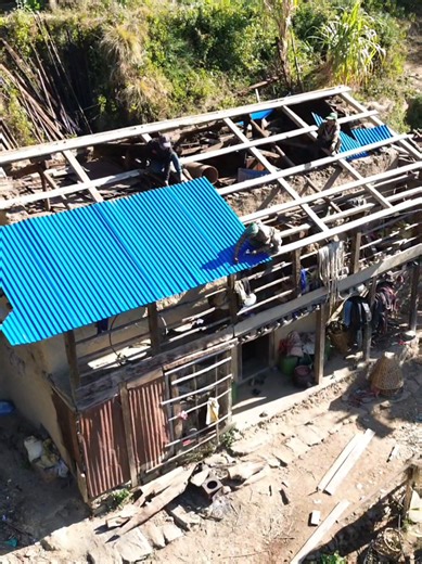 Roof Repair Project in Nepal