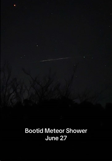 Bootid Meteor Shower on June 27 in Australia