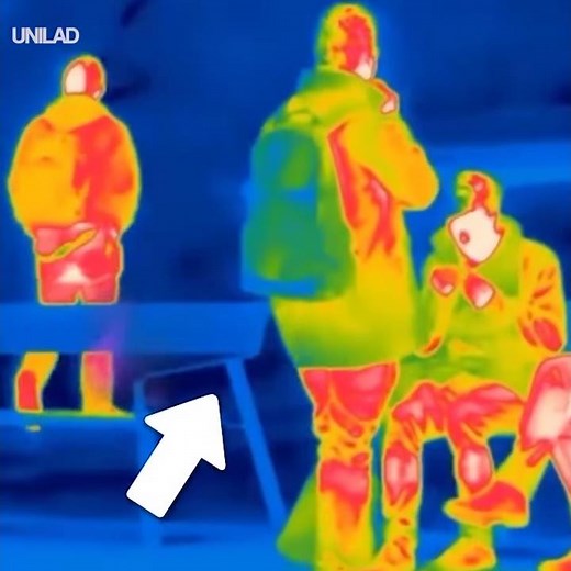 This thermal camera captured the exact moment these people farted 😂💨