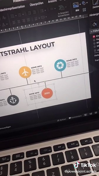 PowerPoint Hacks - Zeitstrahl erstellen🔑 #powerpoint #ppt# #präsentation #powerpointpräsentation #powerpointnight #schule #abitur #foryou #präsi