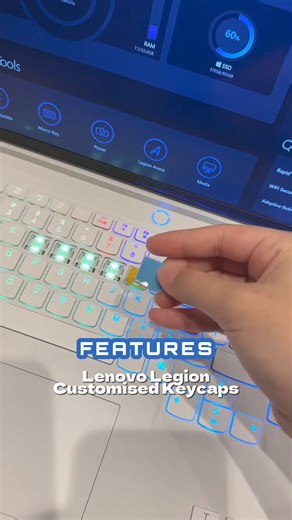 Ever feel like customising your laptops keycaps? @Lenovo @LenovoLegion #customkeyboard #laptop #lenovo #legion #gaming #tech | tech360.tv
