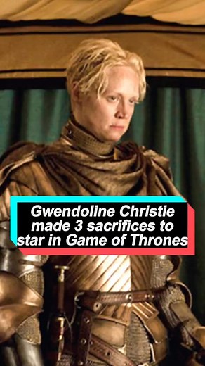 No one realized that Gwendoline Christie made three brutal sacrifices to star in Game of Thrones #usa #fyp #foryou #celebrity #gwendolinechristie | Entropy Enigma