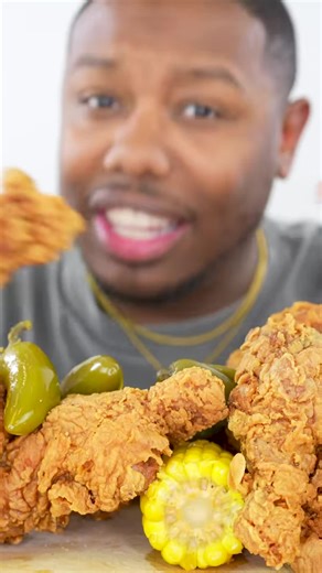 SPICY CRUNCHY Fried Chicken Mukbang Corn On The Cob MESSY Nostalgia_p1 #ZaddyChunkChunk#Bloveslife #Lips#HungryFatchick,#EatingShow