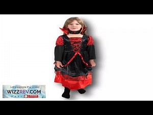 Girls Vampire Costume Dracula Queen Halloween Bat Vampiress Fancy Dress Child Review