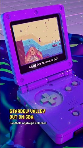 Stardew Valley on Game Boy Advance (3D Animation) nostalgia