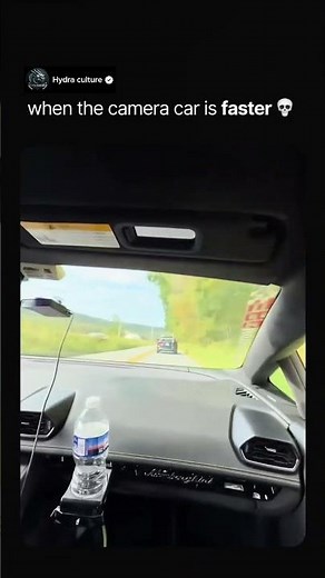 When the camera car is faster than your super car 💀 #lamborghini #carguy #audi