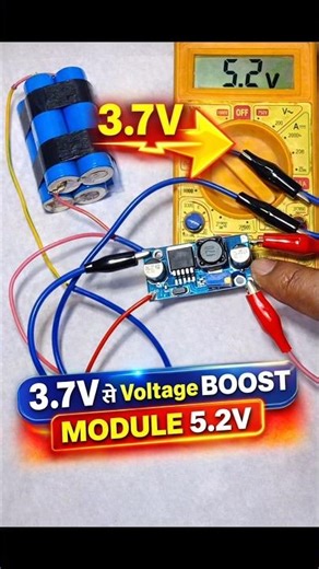 👉 3.7V to 5.2V Voltage Boost 😲 | Boost Converter