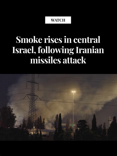 Missiles from Iran Strike Beit Dagan, Israel