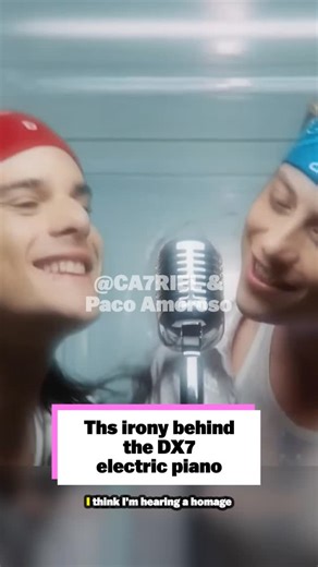 Switched On Pop 🎶 on Instagram: "The irony of CA7IEL & Paco Amoroso using the DX7 electric keyboard to add irony to their bit on the song "#TETAS""