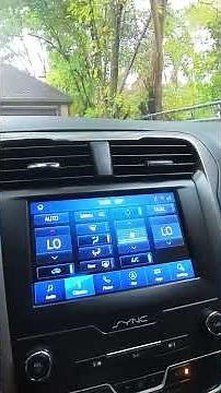 2020 Ford Fusion - How to Operate the Rear A/C Climate Controls
