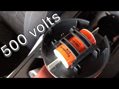 Chevy Volt high voltage disconnect.