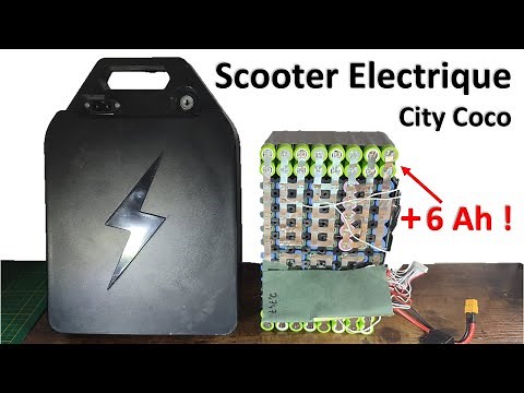 Repair and upgrade an electric scooter battery (Citycoco)