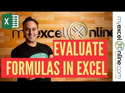 Excel Formulas and Functions Tutorial - Evaluate Formulas