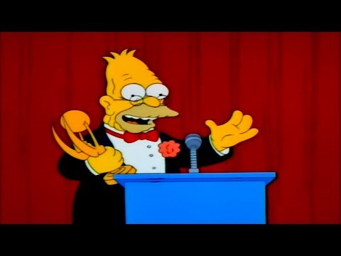 The Simpsons S34E07 : Abe Simpson Wins BIG at Annual Cartoon Awards!