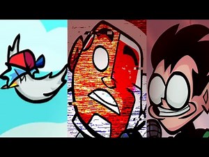 FNF vs Birdie Boyfriend & Evil Cyborg (Guys, Look a Birdie ! v2 New Update)