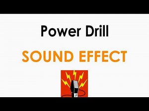 Power Drill Sound Effect | Drilling wall or wood sound effect ♪