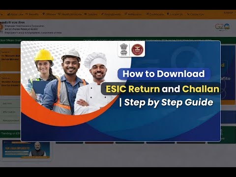How to Download ESIC Return and Challan 2026 | ESIC Return aur Challan Kaise Download Kare 2026