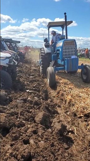Ford 8600 Plowing at the Half Century of Progress Show '25 #farm #farming #farmlife #farmer #tractor