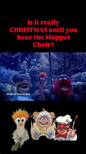 Guy Gilchrist on Instagram: "Is it REALLY CHRISTMAS before The Muppet Choir sings? #themuppets #beaker #animal #theswedishchef #muppets #carolofthebells #themuppetshow #jimhensonscartoonist #guygilchrist"