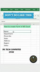 Excel tips for beginners 💯🚀 #excelshortcuts #excel #msexceltraining #msexceltips #msexceltutorials #Microsoft365 #Microsoft #microsoftexcel #MicrosoftCopilot #MicrosoftOffice #short #shortsvideos #trendingvideo #trendingreel #trends #trendingnow #trend #trendingpost #trendingreelsvideo #viralchallenge #viralreelschallenge #viralvideochallenge #viralreelsfacebook #computer #education #educational #educate #EducationForAll #dktechcomputergyan | DK TECH Computer GYAN