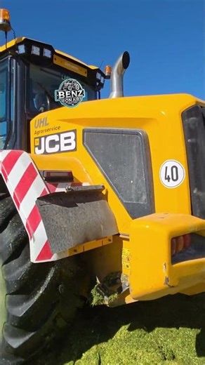 Big JCB push green silage 💪🍀