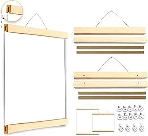 Diamond Art Frames, 2PACKS Diamond Painting Frames for Diamond Art Kits, Wood Screw Not Magnetic Diamond Painting Frame for Diamond Painting Kits, Diamond Painting Accessories and Tools 12.2inch