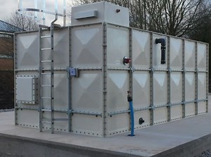 [Hot Item] 100m3 Whole Sale Uganda GRP Sectional Water Tank Panel GRP Drink Water Storage Tank