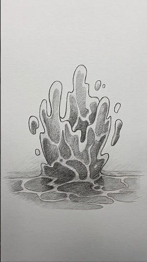 WATER TEXTURE with a Pencil. STEP by STEP #drawing #drawingwater #drawingtutorial #howtodraw