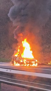 93K views · 264 reactions | M8 closed at rush hour after vehicle catches fire #fire #traffic #motorway #car #scotland | STV News | Facebook