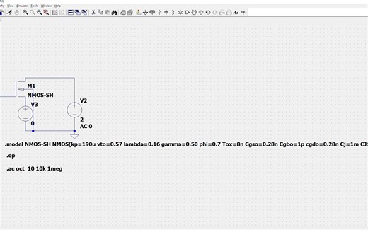 051_CMOS模拟集成电路设计--Cgs的计算与仿真