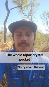 295K views · 3.8K reactions | As promised, the whole topaz pocket video. Definitely my best topaz pocket yet!! How excited would you be in this situation? #topaz #topazcrystal #crystalpocket #fossicking #fossickingaustralia #gemhunter #farnorthqueensland #crystalcollector | Jamies Gemstones | Facebook