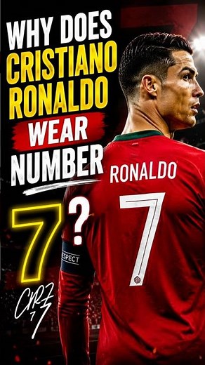 Why does Cristiano Ronaldo wear number 7 😱 #cr7 #trending #shorts #youtubeshorts #viral