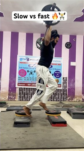 Slow vs fast explosive workout movements🔥💪🏼#speed #explosivetraining #maanfitnessmotiversity