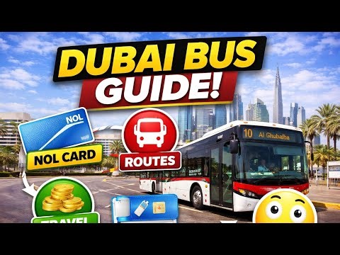 Dubai Bus Routes Explained 🚍 | RTA Buses, Nol Card & How to Travel Cheap