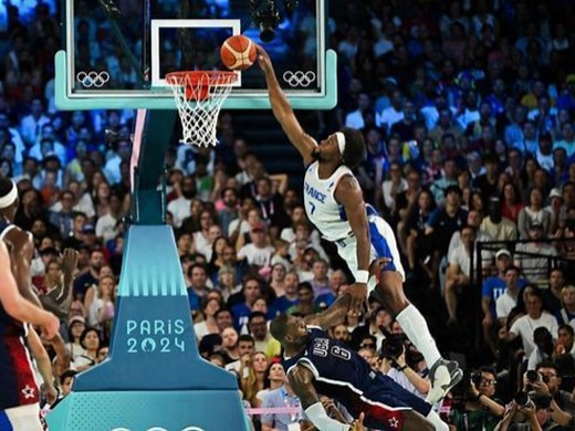 2024巴黎奥运会男篮决赛，法国vs梦之队集锦