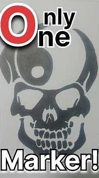 Amazing Skeleton drawing/ easy skeleton drawing tutorial #drawing #art