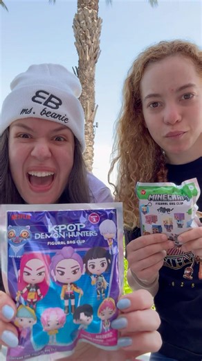 KPOP DEMON VS MINECRAFT BAG CLIPS #msbeanie