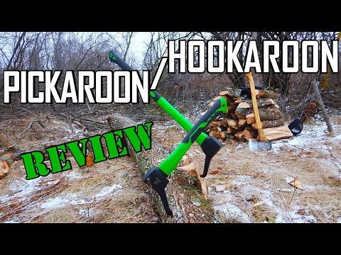 Testing Wicing PICKAROON/HOOKAROONS to handle firewood.
