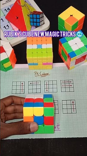 How To Slove 3 by 3 Rubik's cube 😱💀‪@KingofCubers‬ #youtubeshorts #cubing #rubikscube #pkcuber