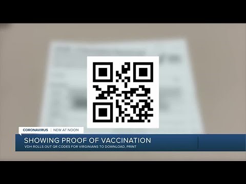 VDH launches QR codes for vaccination cards
