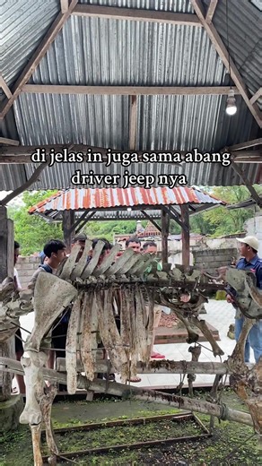 Museum sisa erupsi “Omahku Memoriku” merupakan bekas rumah yang terdampak dari erupsi merapi tahun 2010 #lavatourmerapi #merapilavatour #jeepmerapi #wisatajogja