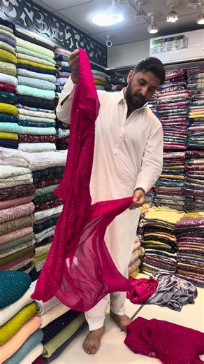 |Crinkle shaffon with hand made multi stones work complete 3ps|zohanfabrics|onlienshopping|