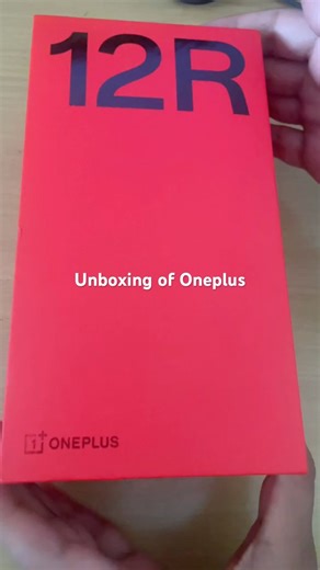 Unboxing of OnePlus 12R