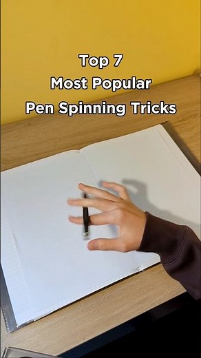 Top 7 Most Popular Pen Spinning Tricks !