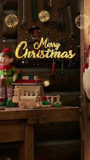 Cozy Christmas Vibes: Santa Claus Preparing Gifts in 4K