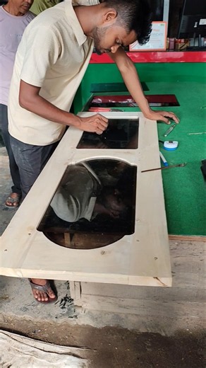 DIY wooden window glass installation easy and professional finish #glasscutter #windows